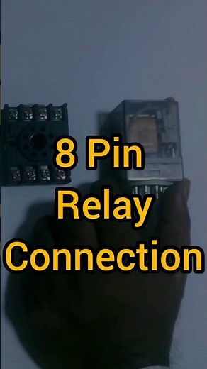 How to do 8 pin Relay connection.