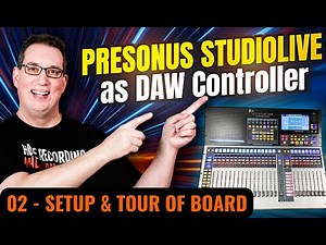 PreSonus StudioLive Digital Mixer SETUP | Studio Mixer DAW Digital Audio Workstation