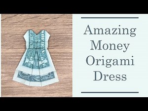 My MONEY DRESS | Amazing Dollar Origami | Tutorial DIY by NProkuda