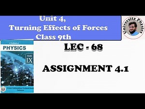 Assignment 4.1 class 9 physics kpk textbook board