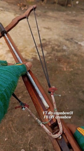 Wooden crossbow handmade with simple Mechanism #handmade #craft #woodcraft #diy #crossbow | Diy Crossbow