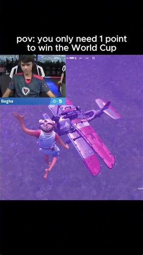 Bugha almost won the World Cup💀