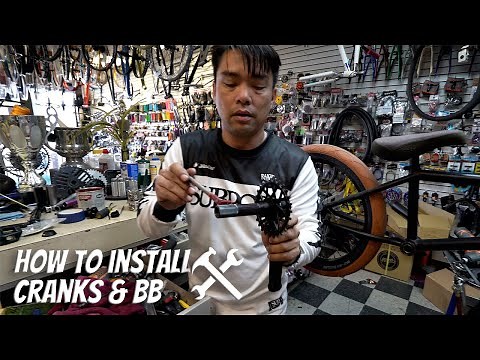 How To Install Cranks & Bottom Brackets - BMX