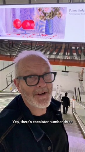 Smooth FM 91.5 on Instagram: "@mike_perso is OBSESSEED with the new #TownHallStation (@metrotunnelvic)... counting the escalators... it's Mike approved! #TrainStation #MetroTunnel #moremusicbreakfastshow"