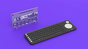 ¡Todos a la vez! Con el teclado #K600 podrás cambiar de dispositivo fácilmente entre televisión, ordenador y tablet. | Logitech