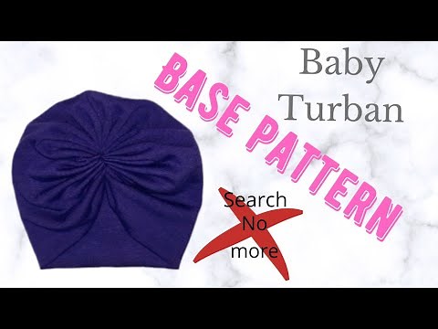 ✅️Baby Turban Base Pattern