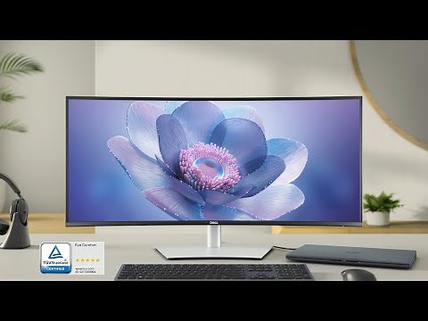 Dell UltraSharp 34 Curved Thunderbolt™ Hub Monitor: 5-Star Eye Comfort