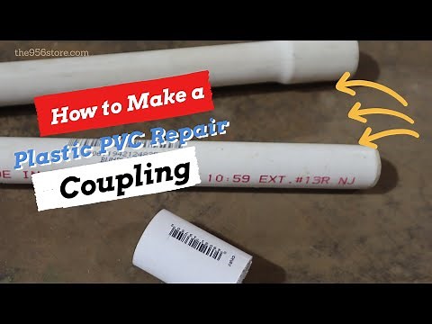 DIY How to Make Your Own PVC Pipe Couplings-Fix Broken Water Lines