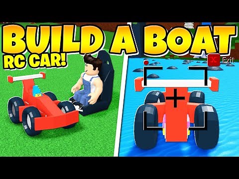 WORKING RC CAR IN Build a Boat! (Cameras!)