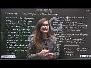 Lost Spring - Sometimes I find a rupee..Flamingo ! Summary in Hindi Class 12th #term1 #english #exam