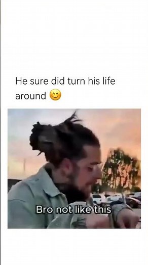 He sure did turn his life around 🔄👏