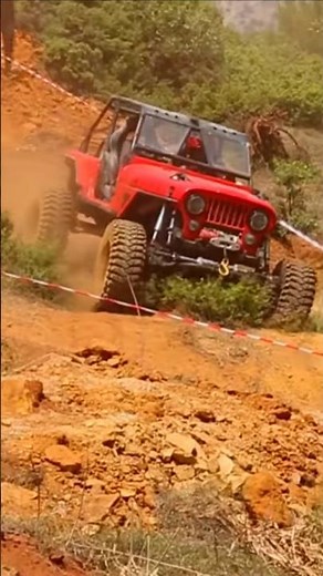 Jeep Cj7 Off Road action