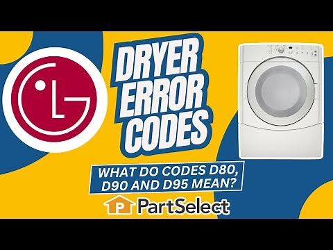 What Do LG Dryer Codes D80, D90 and D95 Mean?