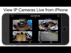 View IP Cameras Live from iPhone App