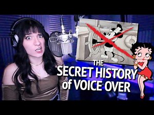The Disturbing History of Voice Over Part 1 🎙 the FIRST Voice Actor, Betty Boop Scandal, Mass Panic