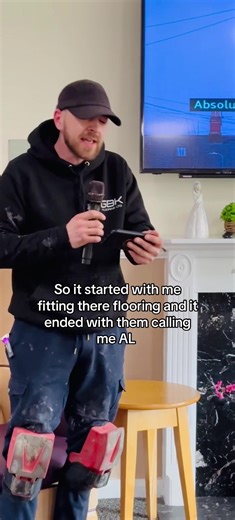 There’s no better feeling then taking some time out of your day to make people smile 😊 and what a better way to do it then with music! It all started with me fitting there flooring, I was passing through with my tools when they was having a valentines party, the next thing I knew I was up on there karaoke singing to them 😅🕺🏼 I went back a few weeks later to do some more flooring and had noticed they had got the karaoke out again 😂 so here I am again singing to them . Since then I have been 