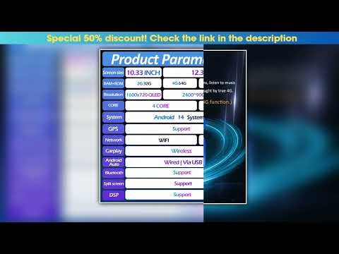 Review Carplay 4G for Mercedes Benz GLK X204 2013 - 2015 Android 15 Car Radio Multimedia Video Pla