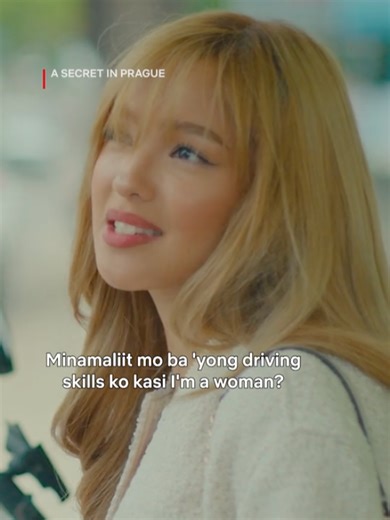 chiara’s driving skills are TOP TIER! #ASecretInPrague #AndreaBrillantes #EnriqueGil