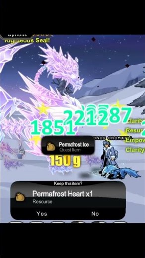 AQW NEW PERMAFROST DRAGON DROPS /JOIN SKADESPASS (ICE DRACOLICH 2025)