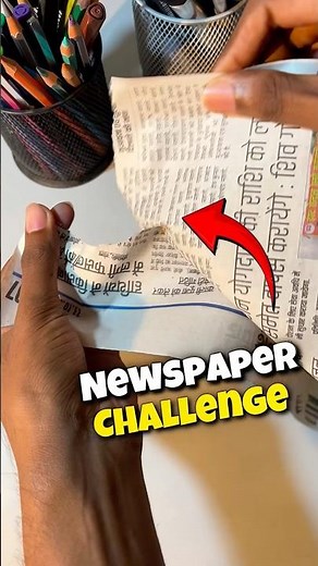 Doodle Art on Newspaper ✍️