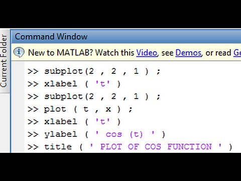 How to make graphs in MATLAB