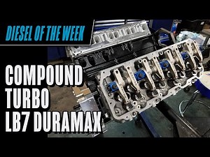 Compound Turbo LB7 Duramax Engine
