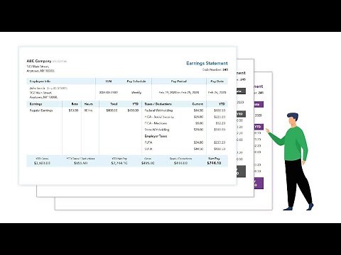 Best and FREE Sample Pay Stub Templates