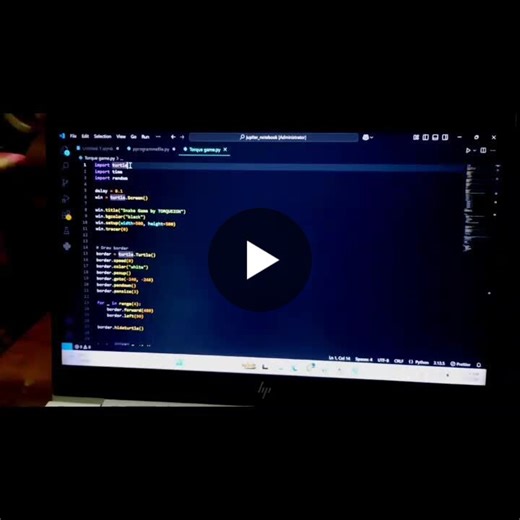 #python #programming #gamedevelopment #learningbydoing #turtlegraphics #problemsolving #100daysofcode | R A J O N .