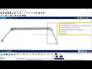 Configuration of LACP(link aggregation control protocol)in Cisco packet tracer|Etherchannel tutorial