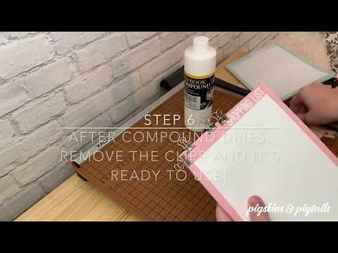 DIY Notepad - Make Your Own Shopping List or Grocery List Notepad