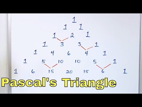 21 - Pascals Triangle & Binomial Expansion - Part 1