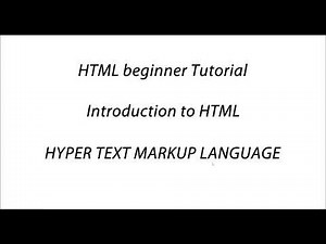 HTML Basics for Beginners Hindi| Learn What HTML Is and How to Use It