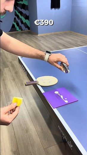 €0.9 vs €16 vs €28 vs €390 Ping Pong Hyper Racket 🤯