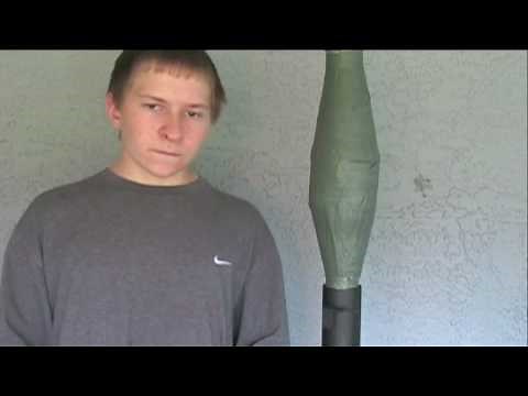 Homemade Airsoft RPG-7 Shooting Demonstration