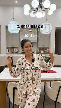 Sunday Night Reset: a fresh start to the First Day of December ☃️ #MomLife #SundayReset