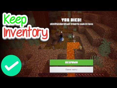 How to Enable Keep Inventory on Minecraft 1.21+