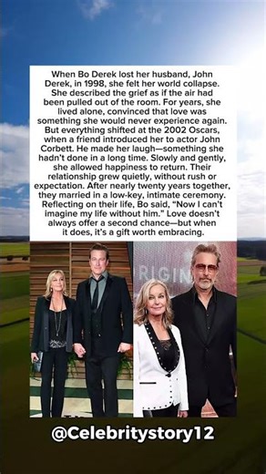 How John Corbett Helped Bo Derek Breathe Again. #shorts #celebrity #hollywood