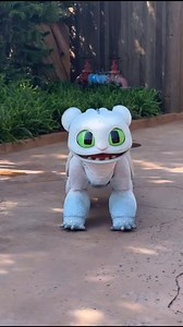 A baby Light Fury plays a game of "Toothless Says" in Isle of Berk at Epic Universe 🥹 🐉 - Shown today during themedia preview, keep your eyes open for baby dragons like this when visiting. 🎥: THR | Doctor Disney