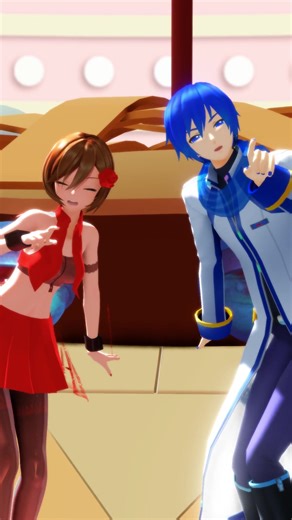 MEIKOとKAITO 愛包ダンスホール｢歌って踊る」と関連する素晴らしいボーカロイドMMD動画