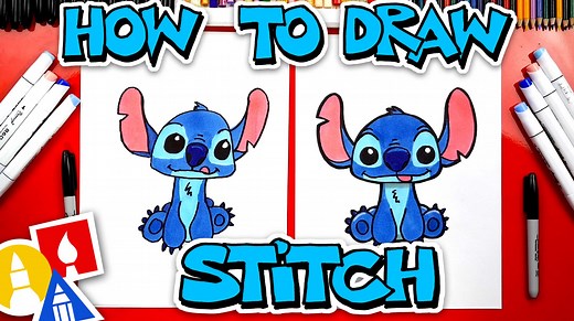 How To Draw Stitch From Lilo And Stitch - Art For Kids Hub — Free Drawing Lessons for Kids -