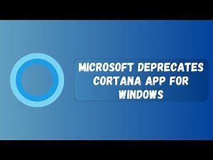 Microsoft deprecates the Cortana APP | Cortana is No More Functional