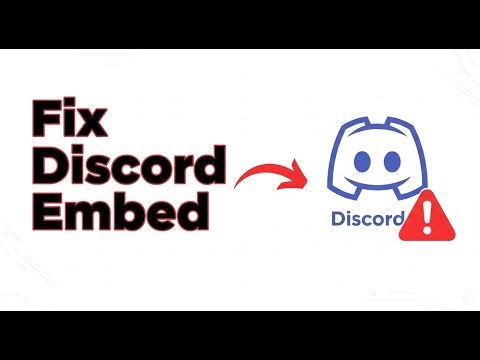 How To Fix Discord Embed Fail