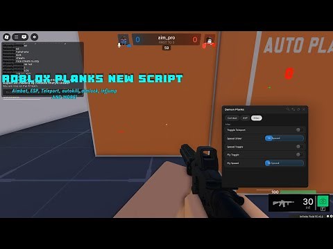 [UPD] *NEW* Insane PLANKS Script (ESP, AIMBOT, CAMERALOCK...)