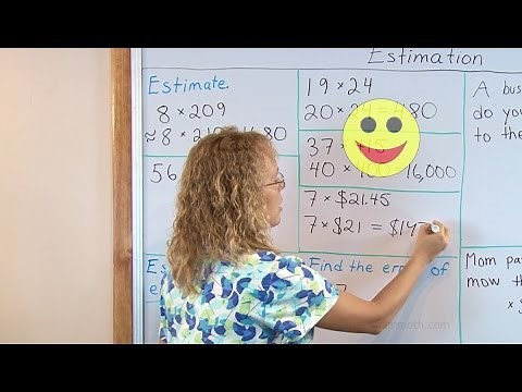 How to estimate in multiplication: round the factors!