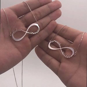 6.9M views · 59K reactions | Infinity Name Necklace Sterling Silver!...