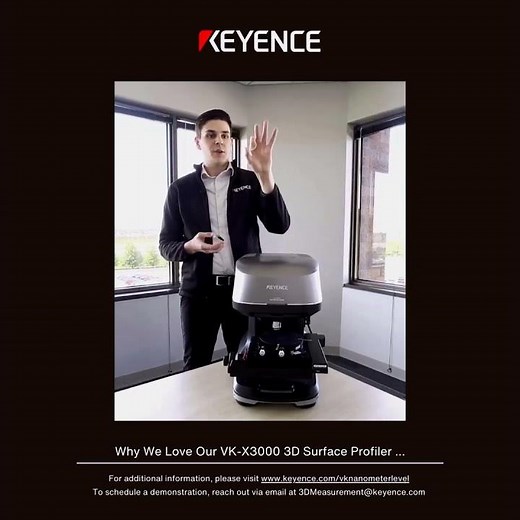 Why We Love Our VK-X3000 3D Surface Profiler!