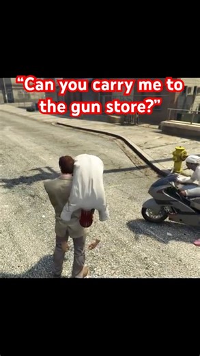 Carrying A Man to The Gun Store in GTA RP
