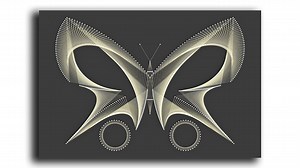 Butterfly - String Art Template (75 X 50 Cm) - Etsy