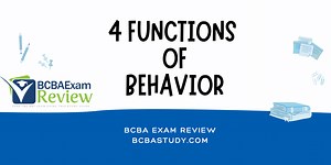 The 4 Functions of Behavior -