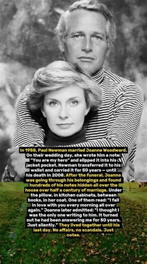 Paul Newman's wife discovered his secret after 50 years of marriage